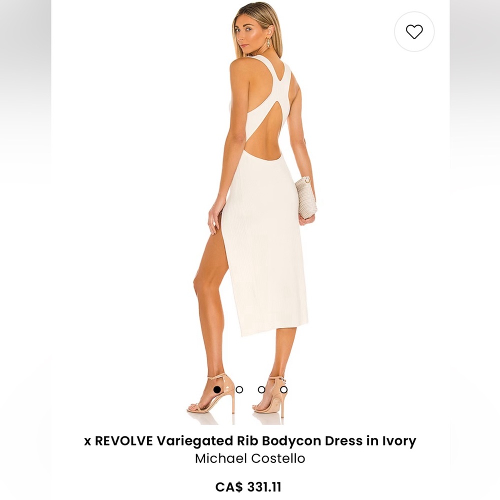 REVOLVE MIchael Costello Variegated Rib Bodycon Dress in Mint Green - Picture 13 of 13